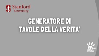 Generatore di tavole della verità [upl. by Gnos647]