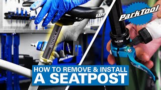 How to Remove amp Install a Seatpost [upl. by Tal698]