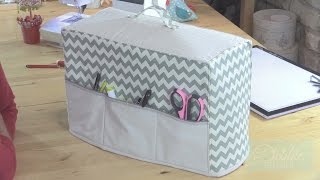 Make a sewing machine dust cover by Debbie Shore [upl. by Gombach]