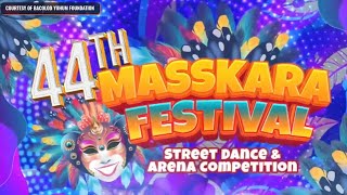 LIVE 44th Masskara Festival Street Dance amp Arena Competition [upl. by Artapoelc]