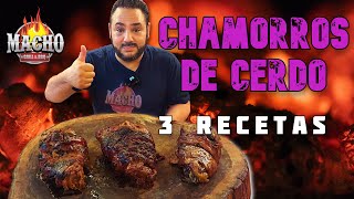 LAS MEJORES 3 FORMAS DE HACER CHAMORROS DE PUERCO [upl. by Ailahk]