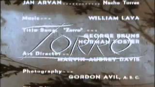 ZORRO ENDING TITLES 1956 complete music STEREO [upl. by Sosna]