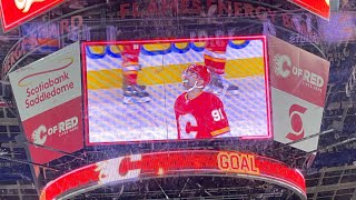 Calgary Flames 202223 Goal Horn TNT LIVE At Scotiabank Saddledome [upl. by Ammej]