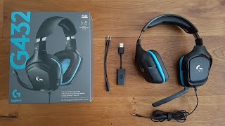 Logitech G432 THE BEST BUDGET GAMING HEADSET Unboxing and Complete Setup [upl. by Ahsoik704]