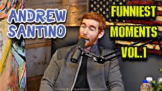 Andrew Santino  Funniest Podcast Moments Vol1 Fighter And The Kid This Past Weekend [upl. by Iraam396]