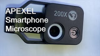 Review Of Apexel 200x Smartphone Microscope For Stunning Macro Photography [upl. by Nogas]