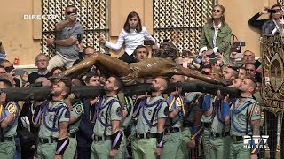 Traslado del Cristo de la Buena Muerte Málaga 2018 [upl. by Akerdnuhs]