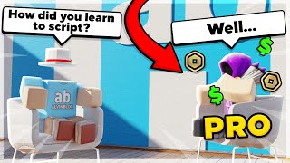 How pro Roblox developers learnt to script [upl. by Levitus]