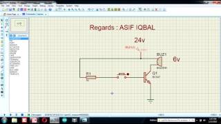 Buzzer in Proteus [upl. by Cleasta]