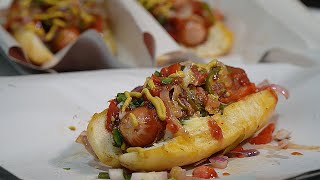 LA Mexican Bacon Wrapped Hot Dog [upl. by Alcus]