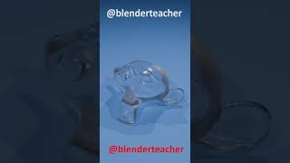 Glass Render in Cycles Rendering with Light Background  Blender Teacher [upl. by Munro56]