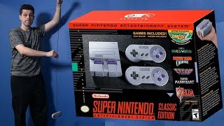 SNES Classic Edition  US and EU versions  Unboxing and Overview [upl. by Bonnibelle334]