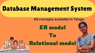 ER model to Relational model mapping  13DBMS in telugu [upl. by Warila959]