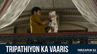 Mirzapur 2 Deleted Scene  Tripathiyon Ka Vaaris  Divyenndu Rasika Dugal [upl. by Idnak]