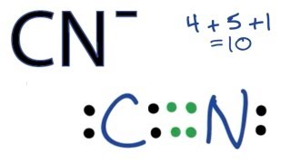 CN Lewis Structure How to Draw the Dot Structure for the CN [upl. by Adiuqal]