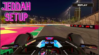 F1 24 Jeddah Hotlap  Setup  127283 [upl. by Ally]