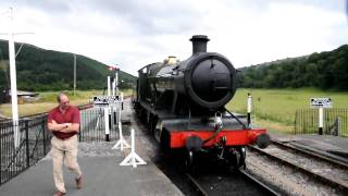 GWR Churchward 280 2807 at Carrog 9th July 2010 [upl. by Aicssej]