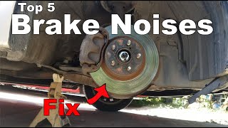 How to Stop Brake Noise Squeak Squeal Grinding Noisy Brakes [upl. by Aroel952]