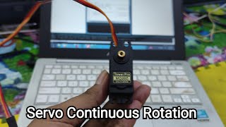 Cara Program Servo Continuous Rotation [upl. by Eanar46]