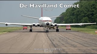 DH106 Comet Canopus Fast Taxi Run  Bruntingthorpe Cold War Jets May 2018 [upl. by Rae]