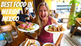 The Best Food In Mérida Mexico  Food Tour With A Local  🌮 [upl. by Akimet]