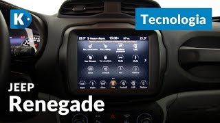 Jeep Renegade 2019  3 di 3 tecnologia  il nuovo sistema di infotainment Uconnect [upl. by Wootan]