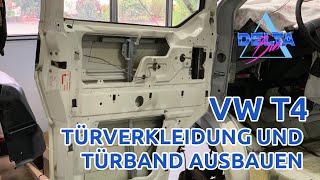 VW T4 Türverkleidung und Türband ausbauen  DeltaBus Folge 15 [upl. by Bainbridge654]