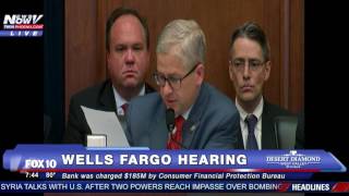 FNN Wells Fargo CEO John Stumpf GRILLED by Congress  House Financial Services Committee Hearing [upl. by Colner312]