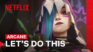 Jinx Brings a Party to the Battle  Arcane  Netflix Philippines [upl. by Minabe]