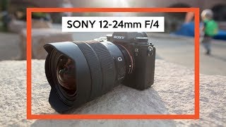 Sony FE 1224mm F4 G hands on  Sony Alpha 9  BEST super wide angle lens [upl. by Nabroc]