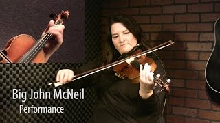 Big John Mcneil  Canadian Fiddle Lesson by Patti Kusturok [upl. by Nylodnarb567]