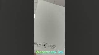 Watermark inkampwatermark paper [upl. by Northrup]