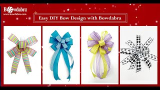 Easy DIY Designer Bows for beginners with Bowdabra [upl. by Lorne]