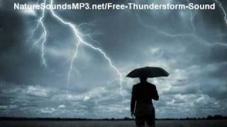 Soothing Thunder Sounds [upl. by Kcirdez]