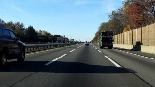 New Jersey Turnpike Exits 11 to 9 southbound Truck Lanes [upl. by Ruttger684]