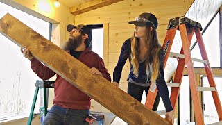 Building And Installing Rustic DIY FAUX BEAMS [upl. by Garfield959]