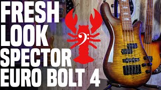 Spector EuroBolt 4 Small Body BIG Sound Roasted Maple Aguilar  more  LowEndLobster Fresh Look [upl. by Joellyn160]