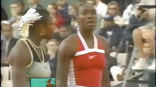 Venus amp Serena vs Hingis amp Kournikova doubles Roland Garros French Open 1999 [upl. by Peery]