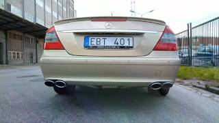 Mercedes E420 CDI Straight Pipe Exhaust Sound [upl. by Adriaens]