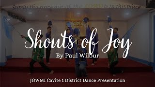 Shouts of Joy by Paul Wilbur  JGWMI Dance Presentation [upl. by Magas]