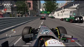 F1 2013 Gameplay Monaco 100 Race Lewis Hamilton [upl. by Jackie946]