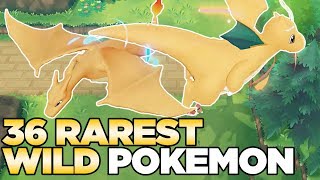 How to Find ALL 36 Wild Rare Pokemon in Pokemon Lets Go Pikachu amp Eevee [upl. by Aihsena]