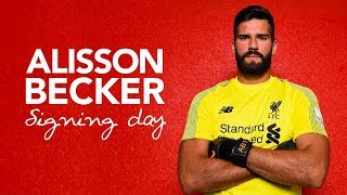 Alisson Beckers first day at LFC  Signing Day Vlog [upl. by Atilrak131]