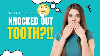 Houston Cosmetic DentistHelp I knocked my tooth out What do I do [upl. by Arch179]