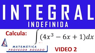 Integral indefinida Paso a paso [upl. by Putscher131]