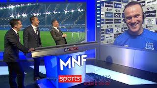 “Your top was horrendous” “A bit like your hairline”  Wayne Rooney amp Jamie Carraghers MNF banter [upl. by Arbba]