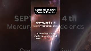 2024 Calendar of Cosmic Events for September [upl. by Canotas]