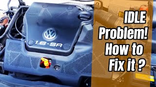 IDLE Problems VW Golf Passat Jetta Audi Solution in Comments [upl. by Hteik137]