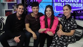 Hailee Steinfeld amp EDGE OF SEVENTEEN Cast Talk First Crushes [upl. by Akeimahs]