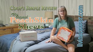 Coops Simple Review  The Original Peach Skin Sheets [upl. by Sollars304]